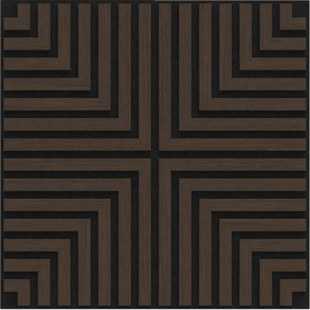 Mexen Linea 02 akustiskais sienas panelis 60 x 60 cm (4 gab.), filcs 9 mm, tehniskais finieris, Mokas ozols - S110-60607-02-045