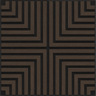 Mexen Linea 02 pannello a parete acustico 60 x 60 cm (4 pezzi), feltro 9 mm, impiallacciatura tecnica, Rovere Mocca