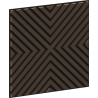 Mexen Linea 01 panel ścienny akustyczny 60 x 60 cm (4szt.), filc 9 mm, fornir techniczny, Dąb Mocca - S110-60607-01-045