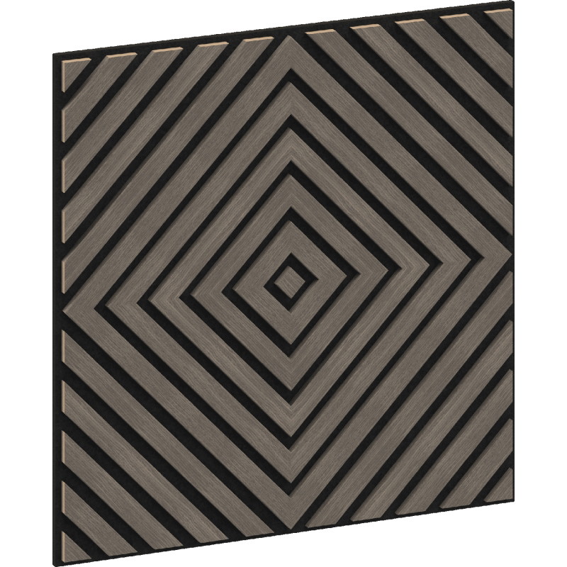 Mexen Linea 03 ακουστικό πάνελ τοίχου 60 x 60 cm (4 τεμάχια), τσόχα 9 mm, τεχνικό
