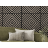 Mexen Linea 03 akustiska sienas panelis 60 x 60 cm (4 gab.), 9 mm filcs, tehniska finieris, Pelēkais ozols - S110-60607-03-043