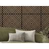 Mexen Linea 03 panel ścienny akustyczny 60 x 60 cm (4szt.), filc 9 mm, fornir techniczny, Ciemny Orzech - S110-60607-03-044