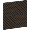 Mexen Linea 03 akustična stenska plošča 60 x 60 cm (4 kosi), filc 9 mm, tehnični furnir, HRAST Mocca - S110-60607-03-045