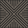 Mexen Linea 06 panneau mural acoustique 60 x 60 cm (4pcs), feutre 9 mm, placage technique, Chêne Gris - S110-60607-06-043