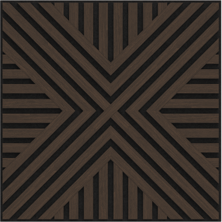 Mexen Linea 06 ηχοαπορροφητικό πάνελ τοίχου 60 x 60 cm (4τμχ.), τσόχα 9 mm, τεχνική