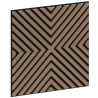 Mexen Linea 01 panel ścienny akustyczny 60 x 60 cm (4szt.), filc 9 mm, fornir techniczny, Jasny Orzech - S110-60607-01-047
