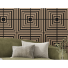 Mexen Linea 02 panel ścienny akustyczny 60 x 60 cm (4szt.), filc 9 mm, fornir techniczny, Jasny Orzech - S110-60607-02-047