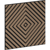 Mexen Linea 03 ηχομονωτικό πάνελ τοίχου 60 x 60 cm (4 τεμ.), τσόχα 9 mm, τεχνική