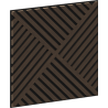 Mexen Linea 08 akustisk väggpanel 60 x 60 cm (4 st.), filt 9 mm, teknisk fanér, Mocca Ek - S110-60607-08-045