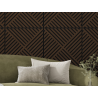 Mexen Linea 08 panel ścienny akustyczny 60 x 60 cm (4szt.), filc 9 mm, fornir techniczny, Dąb Mocca - S110-60607-08-045