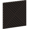 Mexen Linea 08 akustična stenska plošča 60 x 60 cm (4 kos), filc 9 mm, tehnični furnir, Črni Hrast - S110-60607-08-046
