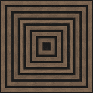 Mexen Linea 13 panel ścienny akustyczny 60 x 60 cm (4szt.), filc 9 mm, fornir techniczny, Ciemny Orzech - S110-60607-13-044