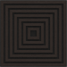 Mexen Linea 13 Akustik-Wandpaneel 60 x 60 cm (4 Stk.), Filz 9 mm, technisches Furnier, Schwarze Eiche - S110-60607-13-046