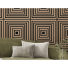 Mexen Linea 13 panel ścienny akustyczny 60 x 60 cm (4szt.), filc 9 mm, fornir techniczny, Jasny Orzech - S110-60607-13-047