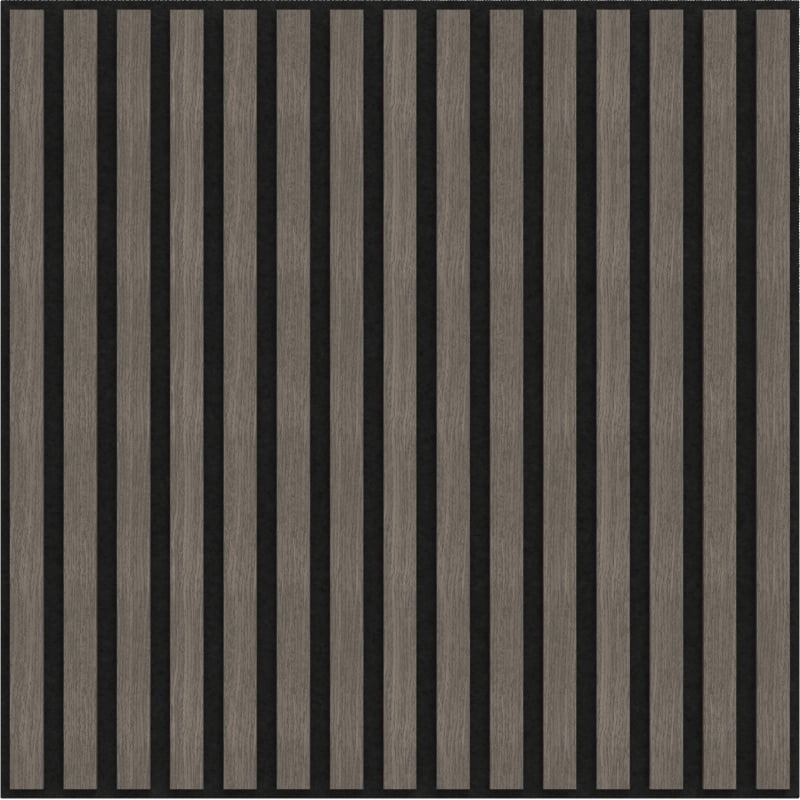 Mexen Linea 15 akustični stenski panel 60 x 60 cm (4 kosi), filc 9 mm, tehnični furnir, Sivi Hrast - S110-60607-15-043
