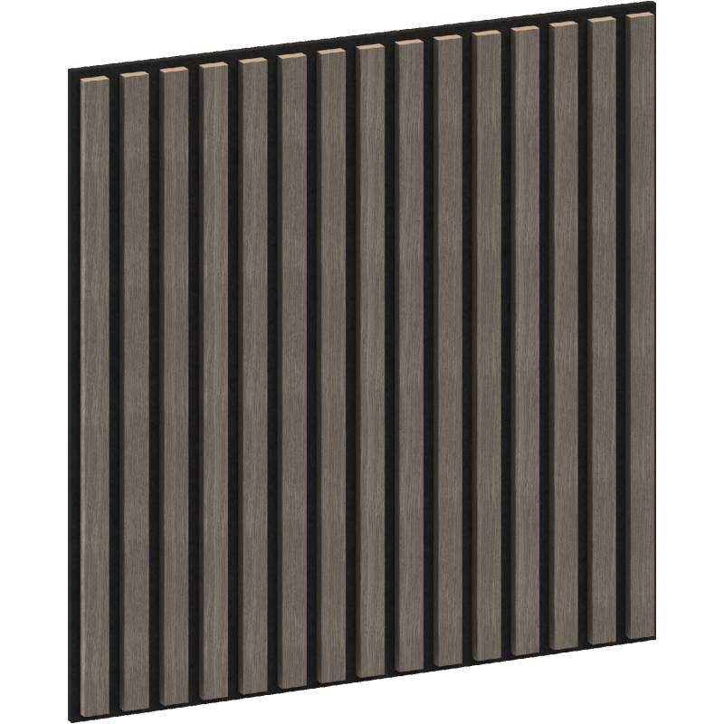 Mexen Linea 15 panel ścienny akustyczny 60 x 60 cm (4szt.), filc 9 mm, fornir techniczny, Szary Dąb - S110-60607-15-043