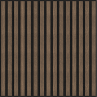 Mexen Linea 15 akustisk väggpanel 60 x 60 cm (4 st.), filt 9 mm, teknisk faner, Mörk Valnöt - S110-60607-15-044