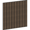 Mexen Linea 15 painel de parede acústico 60 x 60 cm (4 unid.), feltro 9 mm, folha técnica, Noz Escuro - S110-60607-15-044