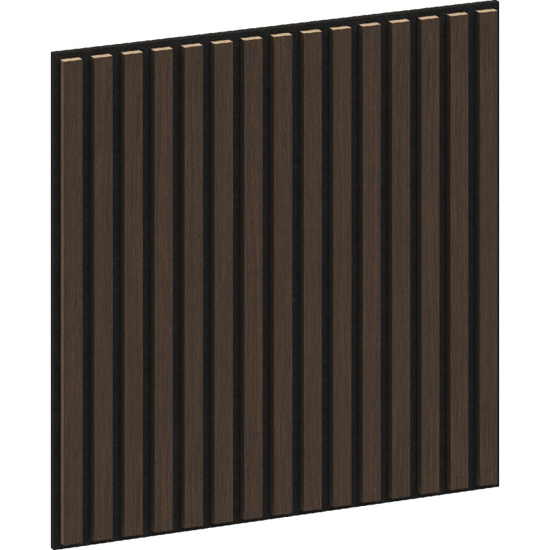 Mexen Linea 15 akustiska sienas panelis 60 x 60 cm (4 gab.), 9 mm filcs, tehnisks finieris, Mocca ozols - S110-60607-15-045