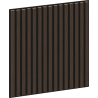 Mexen Linea 15 panneau mural acoustique 60 x 60 cm (4pcs), feutre 9 mm, placage technique, Chêne Mocca - S110-60607-15-045