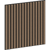 Mexen Linea 15 panel ścienny akustyczny 60 x 60 cm (4szt.), filc 9 mm, fornir techniczny, Jasny Orzech - S110-60607-15-047