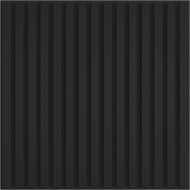 Mexen Linea 15 panel de pared acústico 60 x 60 cm (4 piezas), fieltro de 9 mm, chapa técnica, Negro Mate - S110-60607-15-053