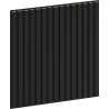 Mexen Linea 15 akustični stenski panel 60 x 60 cm (4 kosi), filc 9 mm, tehnični furnir, črna mat - S110-60607-15-053