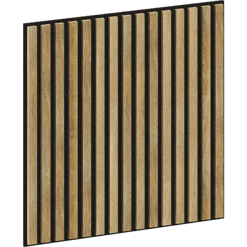 Mexen Linea 15 panel ścienny akustyczny 60 x 60 cm (4szt.), filc 9 mm, fornir techniczny, Dąb Miodowy - S110-60607-15-066