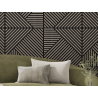 Mexen Linea 25 panel ścienny akustyczny 60 x 60 cm (4szt.), filc 9 mm, fornir techniczny, Szary Dąb - S110-60607-25-043