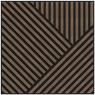 Mexen Lam-B lamas de pared 275 x 30 cm, tablero HDF de 4 mm, chapa técnica, Roble Arenoso - S100-275307-3015-001