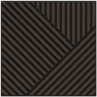 Mexen Linea 25 panel ścienny akustyczny 60 x 60 cm (4szt.), filc 9 mm, fornir techniczny, Dąb Mocca - S110-60607-25-045