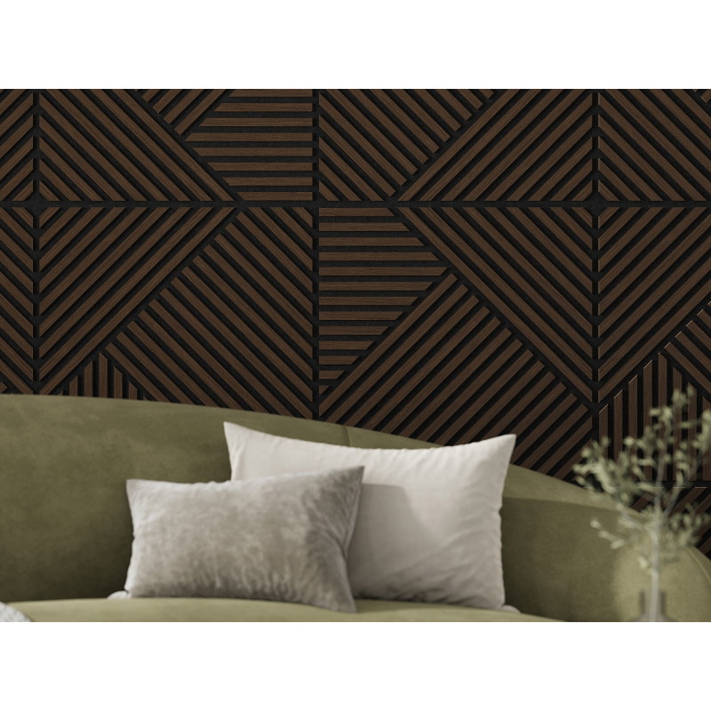 Mexen Linea 25 ηχοαπορροφητικό πάνελ τοίχου 60 x 60 cm (4 τεμ.), τσόχα 9 mm, τεχνικό
