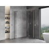Mexen Mist-H Duo cabine de douche pliante 70 x 70 cm, transparent, chrome - 8A5-070L-070P-01-00