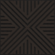 Mexen Linea 26 akoestisch wandpaneel 60 x 60 cm (4 stuks), vilt 9 mm, technisch fineer, Zwarte Eik - S110-60607-26-046