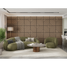 Mexen Linea 26 panel ścienny akustyczny 60 x 60 cm (4szt.), filc 9 mm, fornir techniczny, Jasny Orzech - S110-60607-26-047