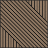 Mexen Linea 26 Ακουστικός τοίχος πάνελ 60 x 60 cm (4 τεμ.), τσόχα 9 mm, τεχνικό