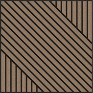 Mexen Linea 26 panel ścienny akustyczny 60 x 60 cm (4szt.), filc 9 mm, fornir techniczny, Jasny Orzech - S110-60607-26-047