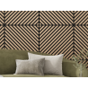 Mexen Lam-B επενδύσεις τοίχου 275 x 30 cm, πλάκα HDF 4 mm, τεχνικός καπλαμάς, Δρυς