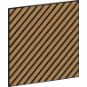 Mexen Linea 39 ακουστικό πάνελ τοίχου 60 x 60 cm (4 τεμ.), τσόχα 9 mm, τεχνικός