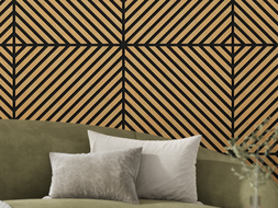Mexen Lam-B seinäpaneelit 275 x 30 cm, 4 mm HDF-levy, tekninen viilu, Hiekkatammi - S100-275307-3015-001