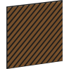 Mexen Linea 39 akustinen seinäpaneeli 60 x 60 cm (4 kpl), huopa 9 mm, tekninen viilu, Luonnontammi - S110-60607-39-042