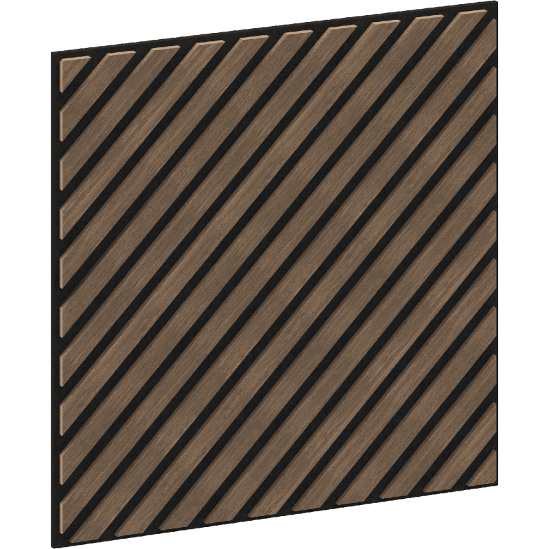 Mexen Lam-B επενδύσεις τοίχου 275 x 30 cm, πλάκα HDF 4 mm, τεχνικός καπλαμάς, Δρυς