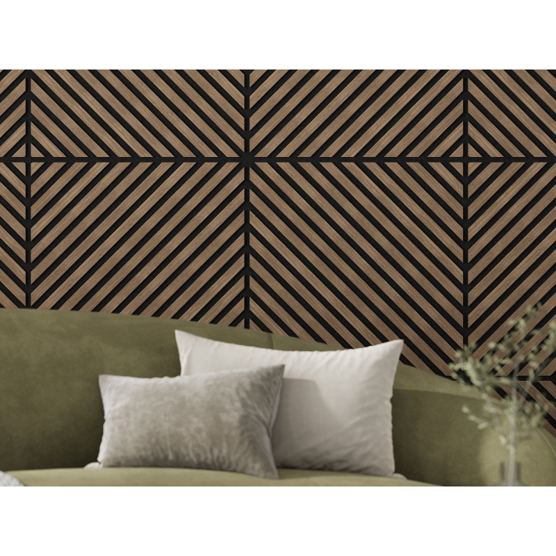 Mexen Lam-B väggpaneler 275 x 30 cm, HDF-skiva 4 mm, teknisk faner, Sandek - S100-275307-3015-001