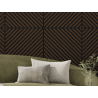 Mexen Lam-B lamelles murales 275 x 30 cm, panneau HDF 4 mm, placage technique, Chêne Sable - S100-275307-3015-001