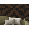Mexen Linea 39 akustična stenska plošča 60 x 60 cm (4 kos.), filc 9 mm, tehnična furnir, Hrast Mocca - S110-60607-39-045