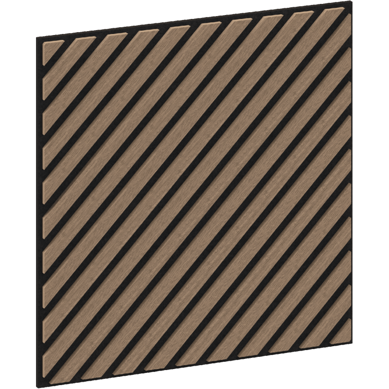 Mexen Lam-B wand lamellen 275 x 30 cm, HDF plaat 4 mm, technische fineer - S100-275307-3015-001
