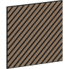 Mexen Linea 39 akustična stenska plošča 60 x 60 cm (4kosi), klobučevina 9 mm, tehnični furnir, Svetel Oreh
