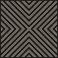 Mexen Linea 01 pannello acustico da parete 60 x 60 cm (4 pezzi), feltro 9 mm, impiallacciatura tecnica, Rovere Grigio