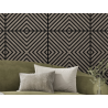 Mexen Linea 01 akustična stenska plošča 60 x 60 cm (4 kos), filc 9 mm, tehnični furnir, Sivi Hrast - S110-60607-01-043