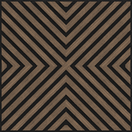 Mexen Linea 01 panel ścienny akustyczny 60 x 60 cm (4szt.), filc 9 mm, fornir techniczny, Ciemny Orzech - S110-60607-01-044
